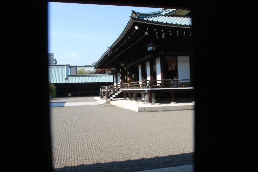 Silent view in the Yasukuni Shrine Courtyard
